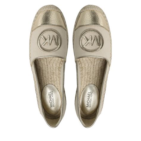 Michael Kors Kendrick Toe Cap Pale Gold 9.5 M .